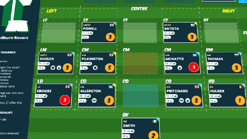 Line up your team in the best way to ensure victory